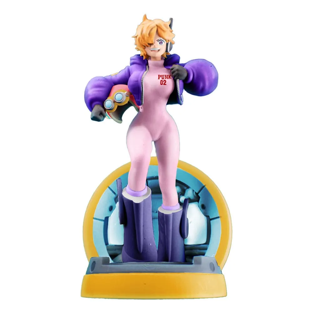 One Piece Petitrama PVC Mini Statue Logbox Re Birth Egghead Set 9 cm - 1 Unidade